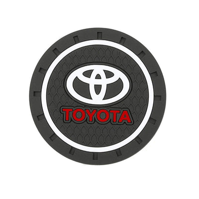 Car Coaster Water Cup Bottle Holder Anti-slip Pad Mat Silica Gel Waterproof For Toyota Corolla Camry Hilux Rav4 Car Accessories - Slobuy