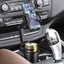 Car Cup Holder Expander with Cell Phone Mount 360 Rotation Cup Holder Expander Smartphone Mount Auto Interior Accessories - Slobuy