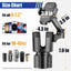 Car Cup Holder Expander with Mobile Phone Mount 360 Rotation Cup Holder Telescopic Smartphone Mount Auto Interior Accessories - Slobuy