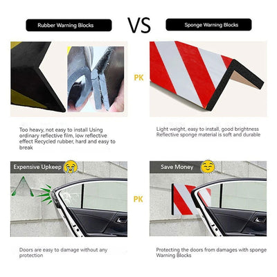 Car Door Bumper Protection Exterior Garage Wall Protector Foam Edge Corner Bumper Foam Wall Corner Car Sticker Anti Scratch - Slobuy