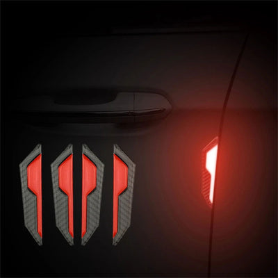 Car Door Edge Anti-Collision Strip Reflective Protection Guards Buffer Trim Protection Strip Protector Car Door Crash Bar - Slobuy
