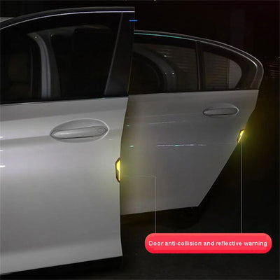Car Door Edge Anti-Collision Strip Reflective Protection Guards Buffer Trim Protection Strip Protector Car Door Crash Bar - Slobuy