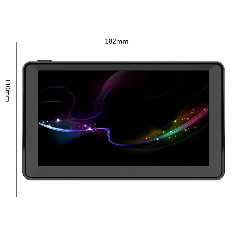 Car GPS Navigation System 7 Inch With Sunvisor 256 8GB Truck Sat Navigator  FM Transmitter Free Maps - Slobuy