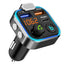 Car Hands-free Bluetooth 5.0 FM Transmitter Car Kit MP3 Modulator Player Handsfree Audio Receiver QC3.0 18W 2 USB Fast Charger - Slobuy