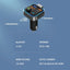 Car Hands-free Bluetooth 5.0 FM Transmitter Car Kit MP3 Modulator Player Handsfree Audio Receiver QC3.0 18W 2 USB Fast Charger - Slobuy