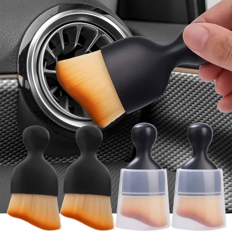 Car Interior Cleaning Brush with Casing Center Console Air Conditioning Outlet Cleaning Brush Car Cleaning Tools Car Accessories - Slobuy