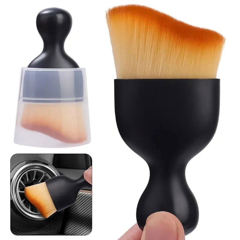 Car Interior Cleaning Brush with Casing Center Console Air Conditioning Outlet Cleaning Brush Car Cleaning Tools Car Accessories - Slobuy