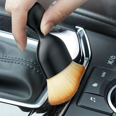 Car Interior Cleaning Tool Air Conditioner Air Outlet Cleaning Soft Brush Car Brush Car Crevice Dust Removal Artifact Brush - Slobuy