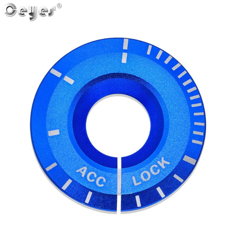 Car Key Ringhole Decorative Sticker Engine Start Ignition Cover Accessories For Volkswagen Golf VW Polo Passat For Seat Audi - Slobuy