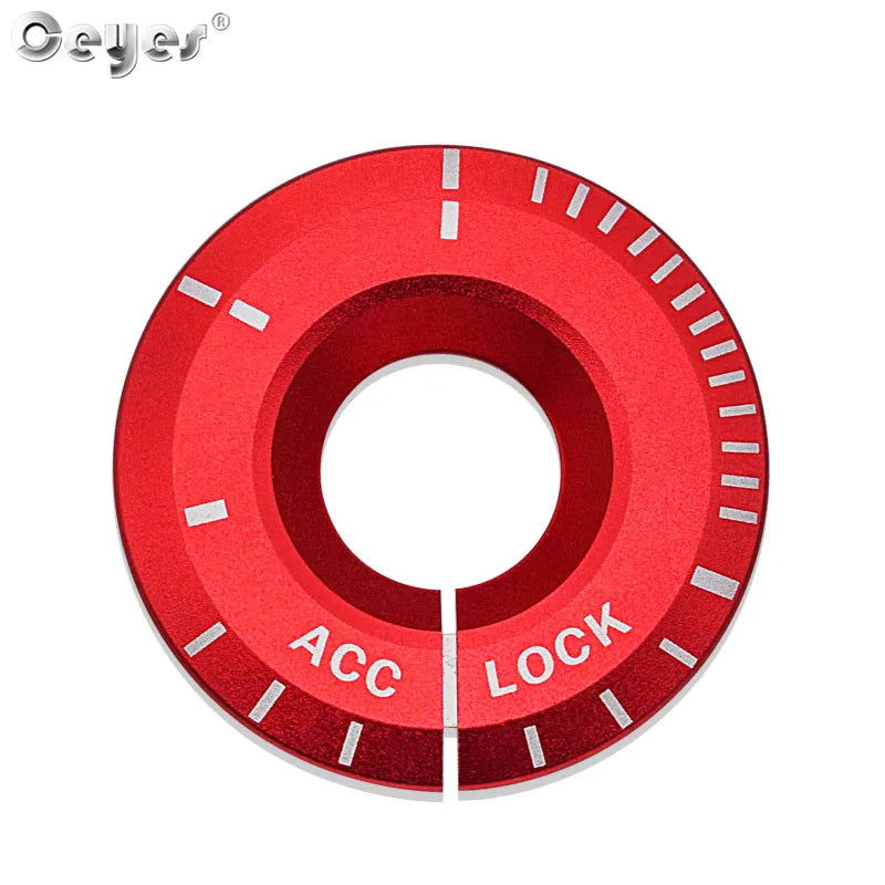 Car Key Ringhole Decorative Sticker Engine Start Ignition Cover Accessories For Volkswagen Golf VW Polo Passat For Seat Audi - Slobuy