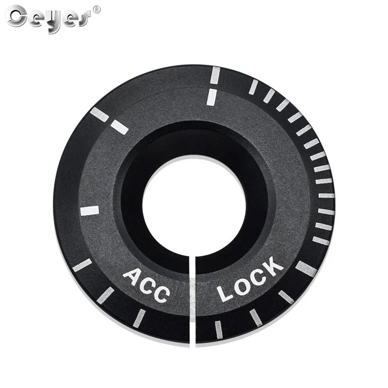 Car Key Ringhole Decorative Sticker Engine Start Ignition Cover Accessories For Volkswagen Golf VW Polo Passat For Seat Audi - Slobuy