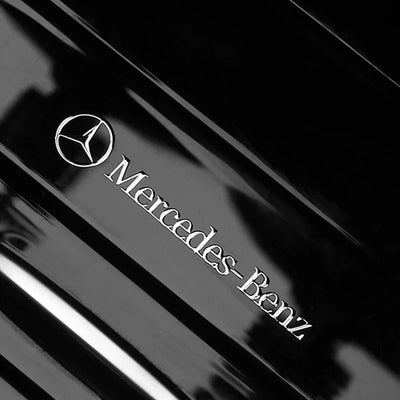 Car Metal Emblem Wiper Stickers Reflective Decor Decals For Mercedes benz A C E S Class CLA CLS W212 W213 W204 W205 Accessories - Slobuy