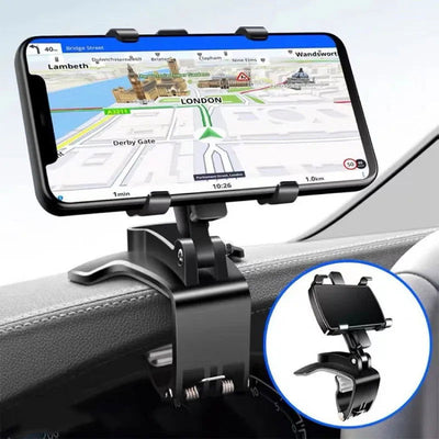 Car Mobile Phone Mount Car Multi-function Instrument Cluster Mobile Phone Holder Rearview Mirror Navigation Bracket - Slobuy