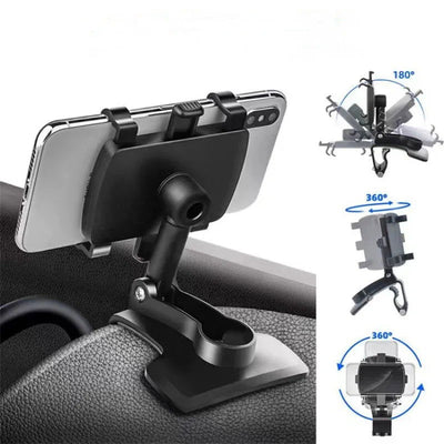 Car Mobile Phone Mount Car Multi-function Instrument Cluster Mobile Phone Holder Rearview Mirror Navigation Bracket - Slobuy