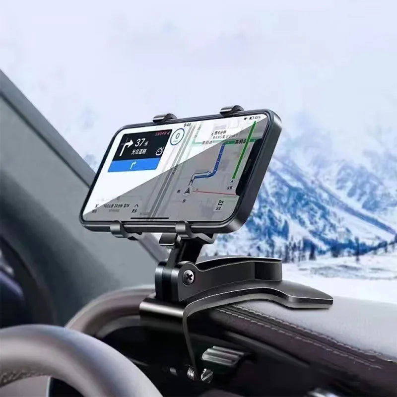 Car Mobile Phone Mount Car Multi-function Instrument Cluster Mobile Phone Holder Rearview Mirror Navigation Bracket - Slobuy