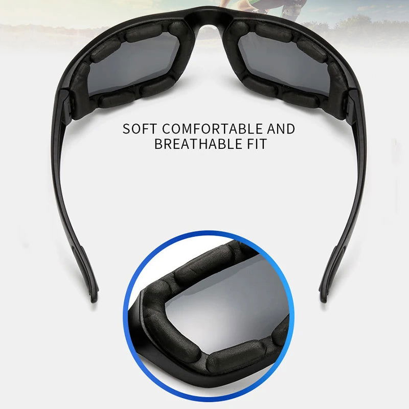 Car Motorcycle Polarized Sunglasses Men Women Outdoor Riding Sunglasses Windproof Night Vision Goggles Sport Cycling Goggles - Slobuy