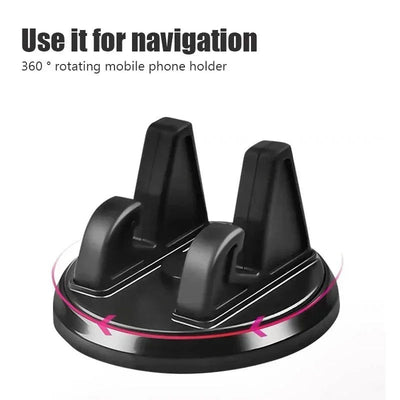Car Phone Holder Stands Rotatable Support Anti Slip Mobile 360 Degree Mount Dashboard GPS Navigation Universal Auto Accessories - Slobuy