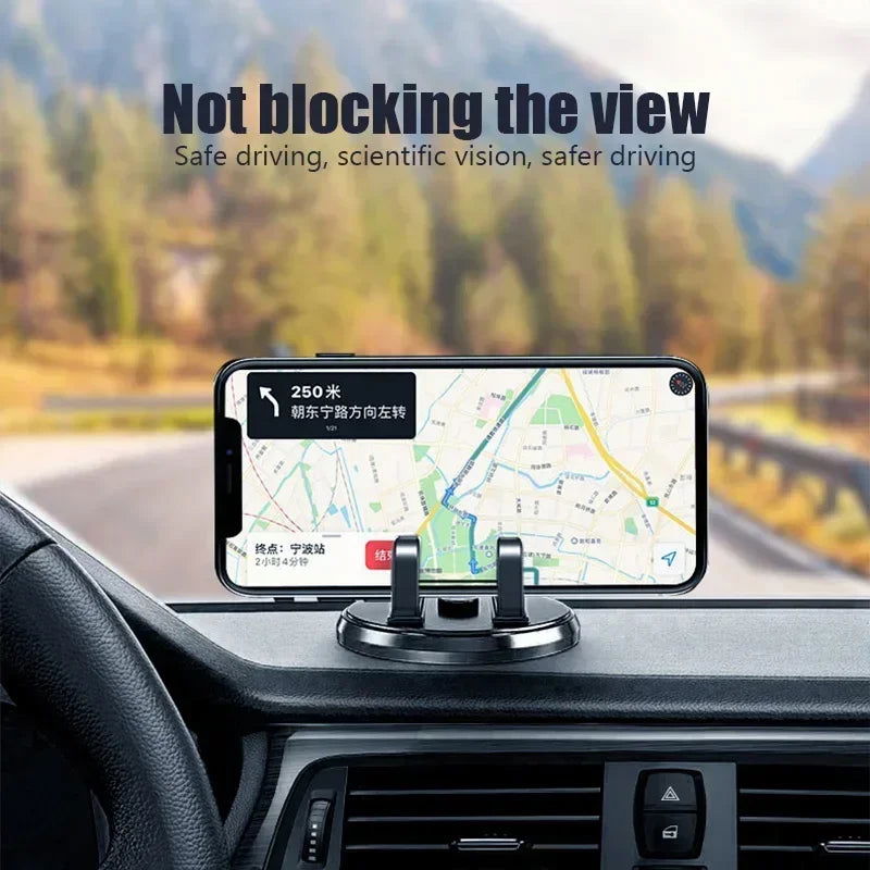 Car Phone Holder Stands Rotatable Support Anti Slip Mobile 360 Degree Mount Dashboard GPS Navigation Universal Auto Accessories - Slobuy