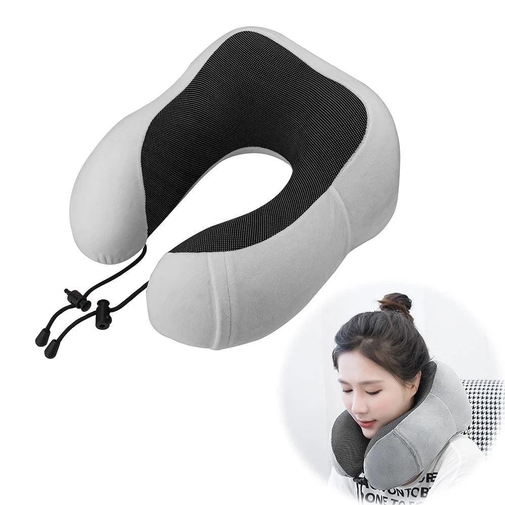 Car Pillows Memory Foam Soft Neck Supportor Travel Cushion U Shaped Neckrest Pad Cervical Interior Automobile Accessories - Slobuy