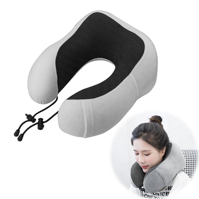 Car Pillows Memory Foam Soft Neck Supportor Travel Cushion U Shaped Neckrest Pad Cervical Interior Automobile Accessories - Slobuy
