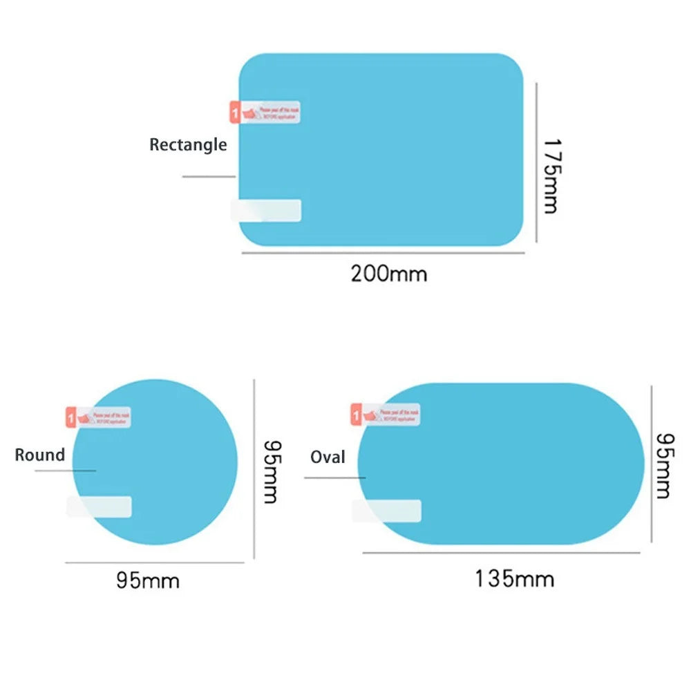 Car Rainproof Film Anti Fog Car Sticker Car Mirror Window Clear Film Rain Proof Waterproof Film Auto Sticker Accessories - Slobuy
