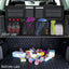 Car Rear Seat Back Organizer Auto Trunk Net Mesh Cargo Storage Bag Pocket Cover Stowing Tidying Interior Camping Accessories - Slobuy