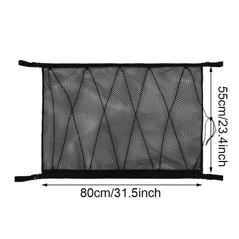 Car Roof Storage Organizer Automotive Ceiling Cargo Net Pocket Mesh Car Camping Accessories Storage Bag Roof Tent - Slobuy