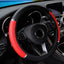 Car Steering Wheel Cover pu Leather Flash Bar Comfortable Elastic Band Handle Cover Car Interior Accessories 3-38CM - Slobuy