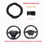 Car Steering Wheel Cover pu Leather Flash Bar Comfortable Elastic Band Handle Cover Car Interior Accessories 3-38CM - Slobuy