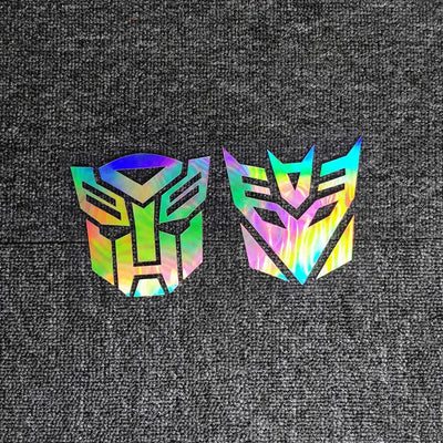 Car Stickers Transformers Autobots Decepticons Reflective Decoration For Fuel Tank Cap Bumper Trunk Motorcycles Laptop Phone D40 - Slobuy