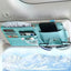 Car Sun Visor Organizer Sunglass Mobile Phone Holder Bracket Car Auto Interior Accessories Pocket Card Storage Pouch Mount Stand - Slobuy