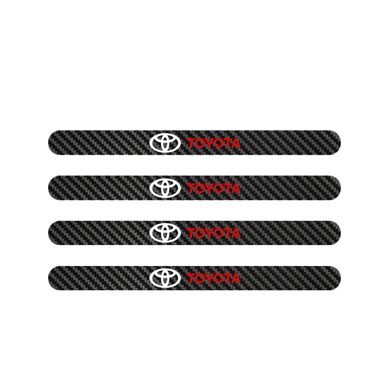 Car Threshold Sticker with Door Handle Bowl Scratch Protective Sticker For Toyota C-hr Rav4 Yaris Hilux Prius Avensis Auris - Slobuy