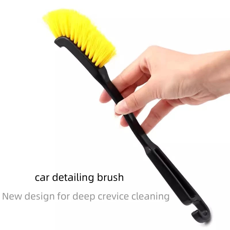 Car Tire Wheel Rim Cleaning Brush Detailing Brushes Wash Towel Kit Universal  Wheel Tire Cleaning Accessories - Slobuy