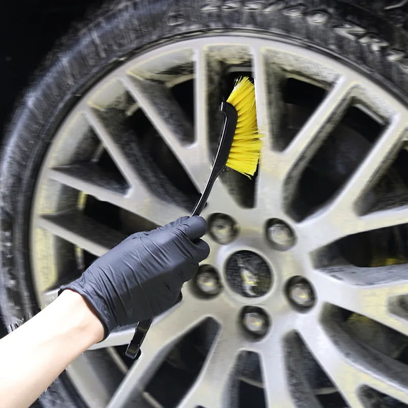 Car Tire Wheel Rim Cleaning Brush Detailing Brushes Wash Towel Kit Universal  Wheel Tire Cleaning Accessories - Slobuy