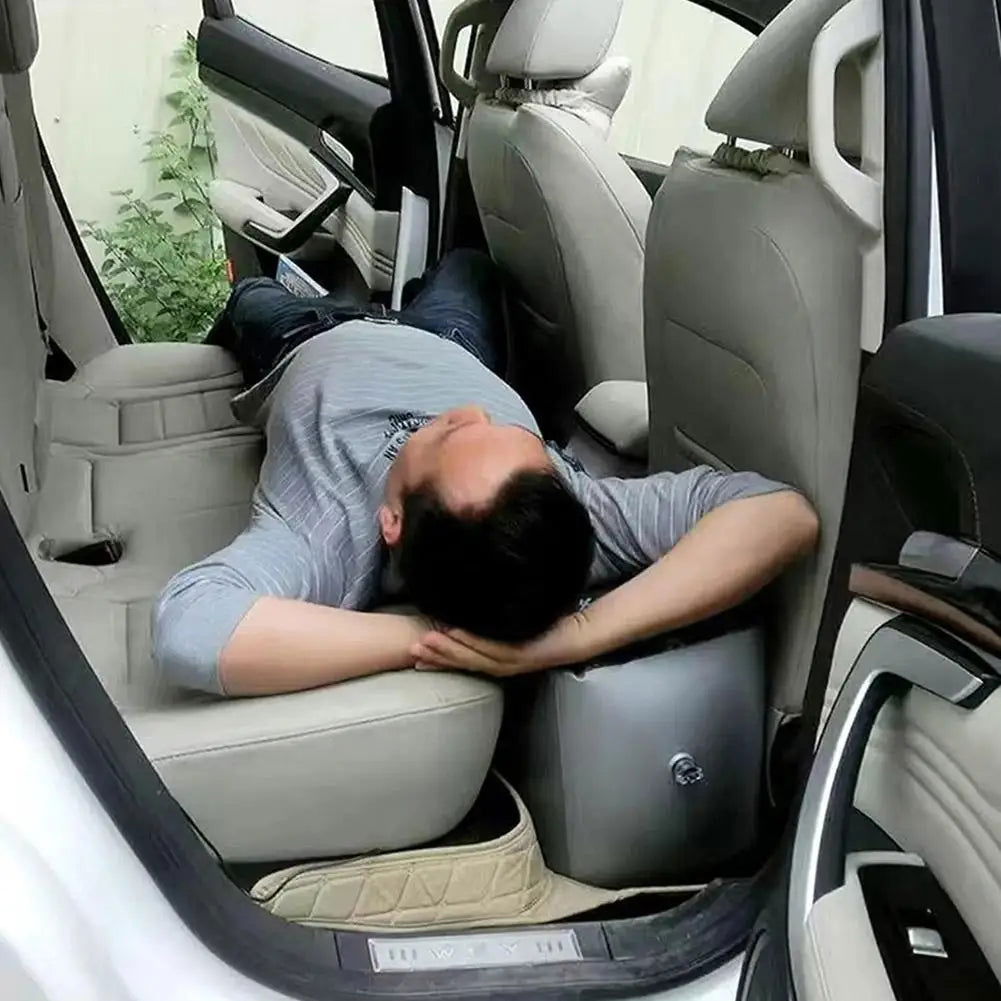 Car Travel Bed Inflatable Bed Back Seat Inflable Air Mattress Accessories Car Interior Self-driving Camping Accessories - Slobuy
