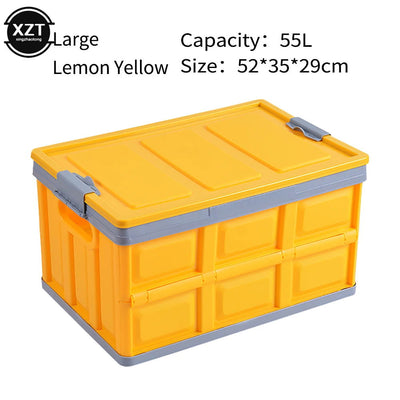Car Trunk Storage Box Car Organizer Folding Storage Box Outdoor Camping Boot Multifunctional Storage Box Car Accessories - Slobuy