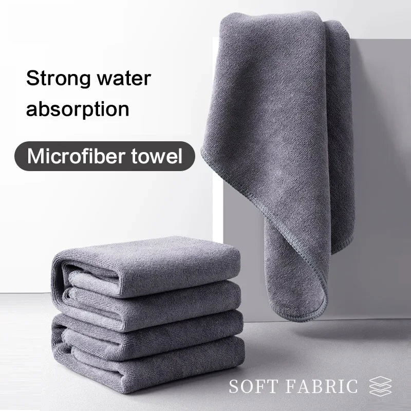 Car Wash High-end Microfiber Towel Car Cleaning Drying Cloth Hemming Car Care Cloth Detailing Wash Towel Car Cleaning - Slobuy