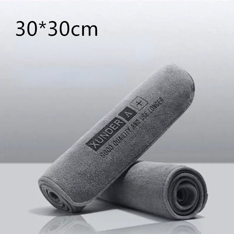 Car Wash High-end Microfiber Towel Car Cleaning Drying Cloth Hemming Car Care Cloth Detailing Wash Towel Car Cleaning - Slobuy