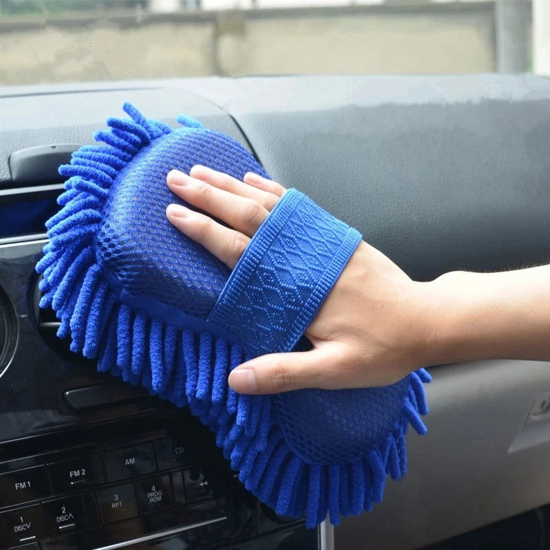 Car Wash Microfiber Car Washer Sponge Cleaning Car Care Detailing Brushes Washing Towel Auto Gloves Styling Accessories Gadget - Slobuy
