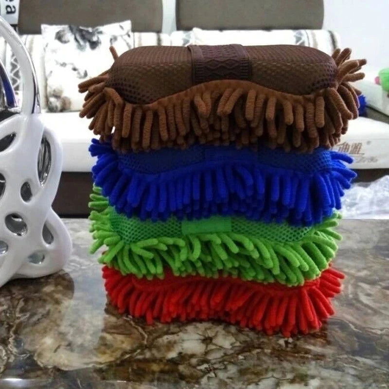 Car Wash Microfiber Car Washer Sponge Cleaning Car Care Detailing Brushes Washing Towel Auto Gloves Styling Accessories Gadget - Slobuy