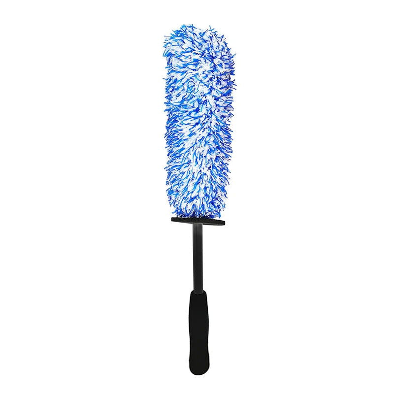 Car Wash Super Brush Plush Premium Wheels Brush Non-Slip Handle Easy To Cleaning Rims Spokes Wheel Barrel Car Accessories - Slobuy