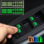 Car Window Button Luminous Sticker Lifter Switch Night Fluorescent Decals Cars Interior Stickers Auto Accessories - Slobuy