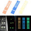 Car Window Button Luminous Sticker Lifter Switch Night Fluorescent Decals Cars Interior Stickers Auto Accessories - Slobuy