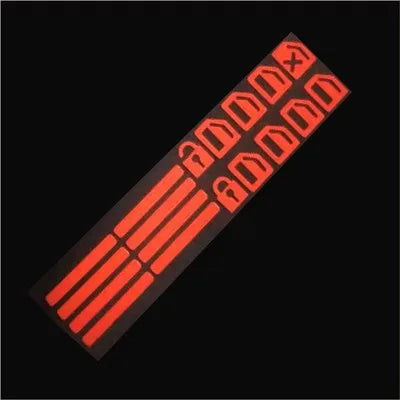 Car Window Button Luminous Sticker Lifter Switch Night Fluorescent Decals Cars Interior Stickers Auto Accessories - Slobuy