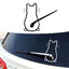 Car interior stickers Art design Fun cat car stickers Window rear glass Car decoration Car styling stickers and decals - Slobuy
