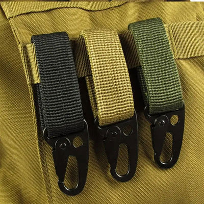 Carabiner High Strength Nylon Key Hook MOLLE Webbing Buckle Hanging System Belt Buckle Hanging Camping Hiking Accessories - Slobuy