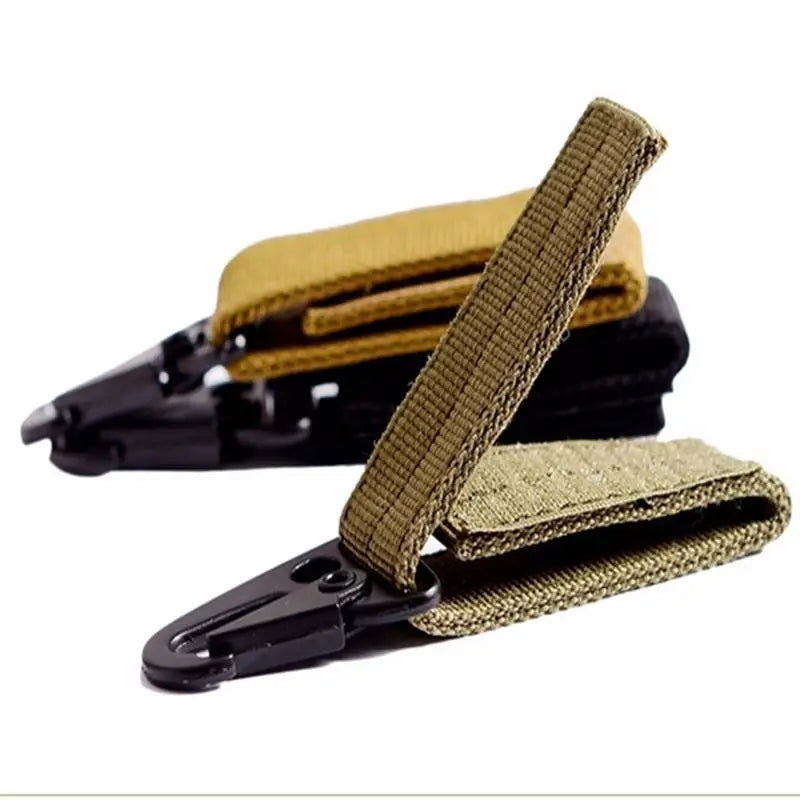 Carabiner High Strength Nylon Key Hook MOLLE Webbing Buckle Hanging System Belt Buckle Hanging Camping Hiking Accessories - Slobuy