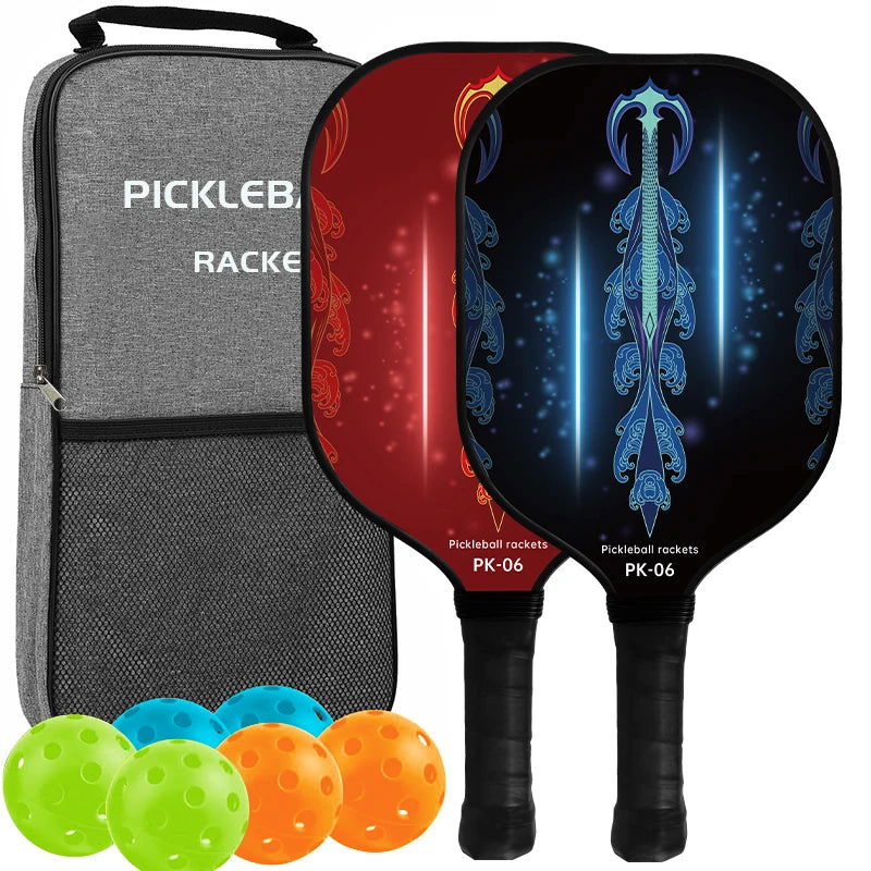 Carbon Fiber T700 Fabric Texture Pickleball Paddle, 16mm Pickleball Racket With Roughness And High Friction, USA Pickleball Appr - Slobuy