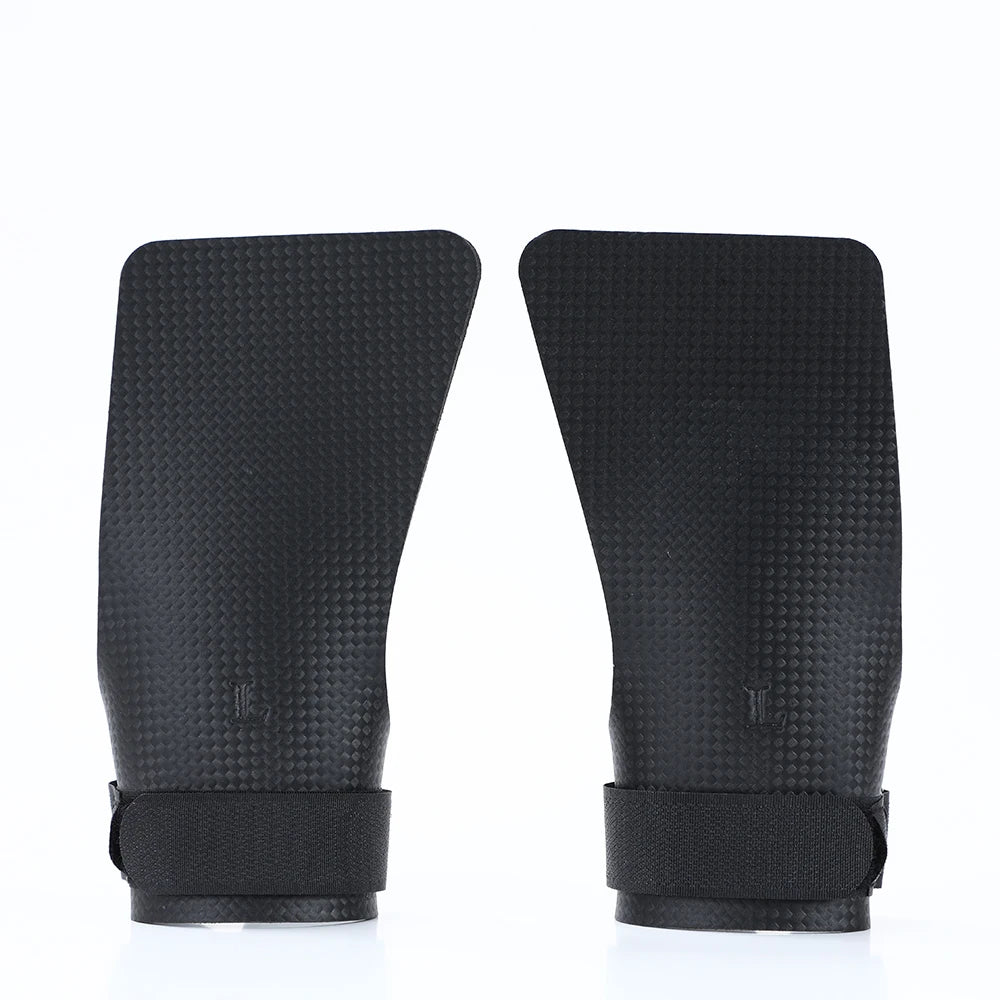 Carbon No Finger Hole Hand Grips Crossfit Accessories for Pull Up Weightlifting Kettlebells Gymnastics Workout - Slobuy