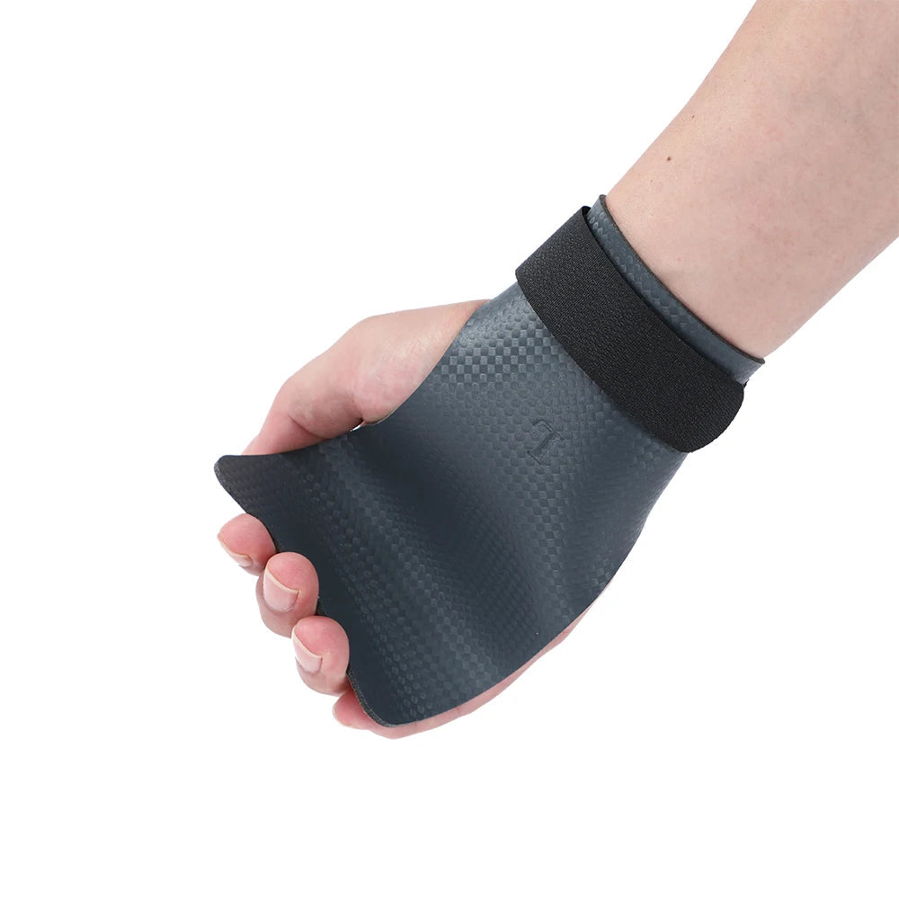 Carbon No Finger Hole Hand Grips Crossfit Accessories for Pull Up Weightlifting Kettlebells Gymnastics Workout - Slobuy